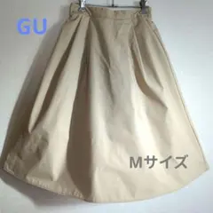 GU フレアスカートMサイズ　ベージュ