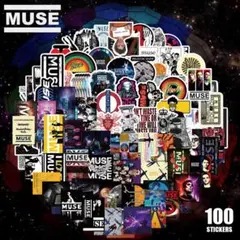 Muse ミューズ ステッカー 100枚セット PVC 防水シール ロックバンドのサムネイル