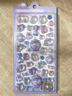 正規品　ボンボンドロップシール　ナイトミャウ　ねこ　クーリア
