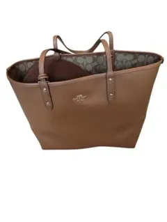 COACHトートバッグ ブラウンリバーシブル