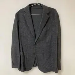 ユニクロ　ウールブレンドコンフォートジャケット　ダークグレー　Ｌサイズ