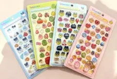 ⭐︎訳あり⭐︎ぷっくりシール　立体シール　３Dシール　たまごっち　4点セット