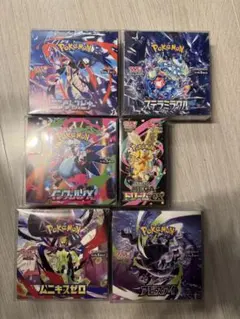 ポケモンカードゲーム 未開封シュリンク付き5BOXセット - メルカリ