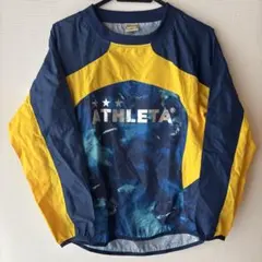 ATHLETA 長袖ピステ 160サイズ ネイビー/イエロー