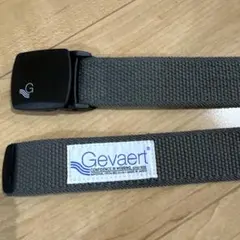 Gevaert ベルギー製 ウェビングベルト グレー