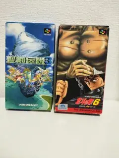 聖剣伝説3 & 北斗の拳6 スーファミソフト