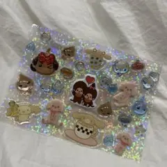 ボンボンドロップシールミニ いろいろ おすそわけ