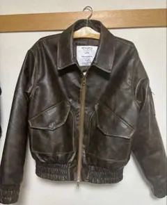 ANDER HUNK ArtificialGrainFlightBlouson