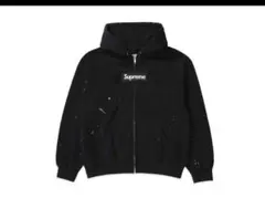 Supreme x MM6 Box Logo Zip Up Hooded 黒 - メルカリ