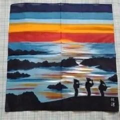 ハンカチ 佐渡おけさ