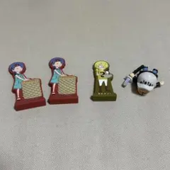 ワンピース ラバーフィギュア 充電器カバー 4体セット