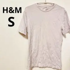 Tシャツ H&M 【S】 スリムフィット ピンク トップス