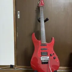メタリックレッド ストラトタイプ エレキギター　フロイドローズ　訳あり品 し*で様 メタリックレッド ストラトタイプ エレキギター