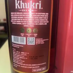 Khukri XXX RUM 750ml ネパール産ラム