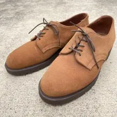 42nd royal highland プレーントゥ　スエード 　ローファー　茶