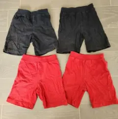 西松屋 ボトムス パンツ ズボン 半ズボン 95 ハーフパンツ 4枚セット