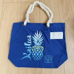 WHOLE FOODS marketエコバッグ トートバッグ ブルーパイナップル