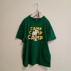 CAМP7　ピーナッツ　スヌーピー　Tシャツ　L