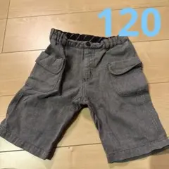 Familiar 120サイズ グレー ハーフパンツ