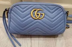 GUCCI GGマーモント キルティング ショルダーバッグ