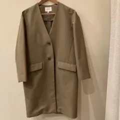 BEAUTY&YOUTH ベージュ ノーカラーコート M