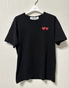 プレイコムデギャルソン Tシャツ メンズ Lサイズ黒 赤ハート - メルカリ