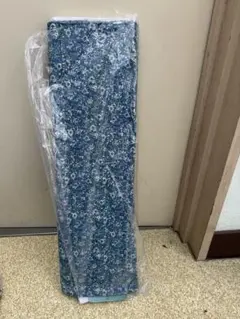 青系花柄 綿生地 未使用　幅110㎝✖︎6m
