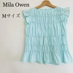 Mila Owen ラッフルシャーリングギャザートップスのサムネイル