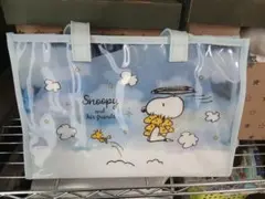 値下げ！スヌーピー 透明ビニールトートバッグ