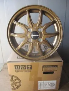 全国送料込み☆ヒューマンラインHR-3 ブロンズ☆14×4.5J　4本セットのサムネイル