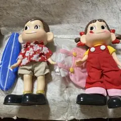 不二家 ペコちゃんポコちゃん着せかえ人形 非売品セット - メルカリ