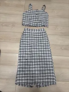 美品　グレイル　ツイードビスチェ×タイトスカートセットアップ S