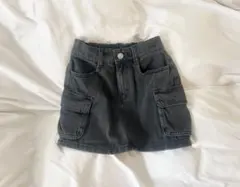 カーゴスカート ダークグレー