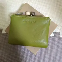 未使用　新作　Zucchero がま口　短財布　グリーン　　 おさいふ　新品のサムネイル