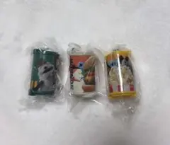 パペットスンスンコインケース　グリーン、ホワイト、イエロー　3点セット