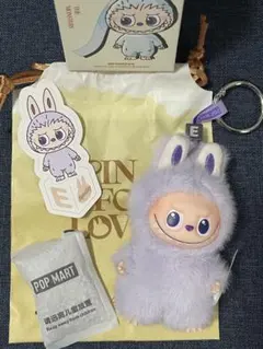 【新品未使用】POPMART ラブブ PIN FOR LOVE イニシャル Ｅ