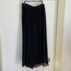 LOWRYS FARM ブラック プリーツスカート F
