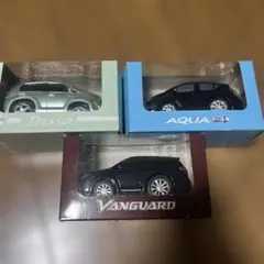 トヨタ ミニカー 3台セット パッソ アクア ヴァンガード
