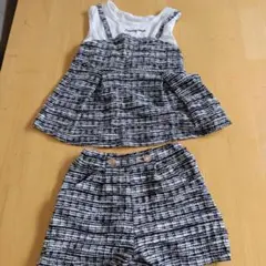 Dreamy magic チェック柄 ノースリーブセット