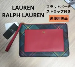 新品未使用　LAUREN RALPH LAUREN　フラットポーチのサムネイル