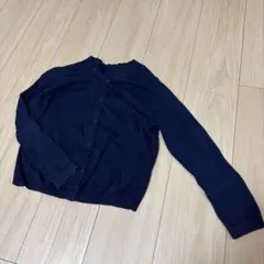 UNIQLO ネイビー 長袖 カーディガン　130cm