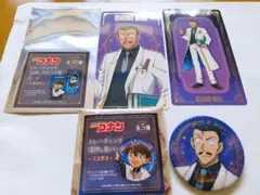 名探偵コナン　天文学者　タロット風カード　缶バッジ　毛利小五郎