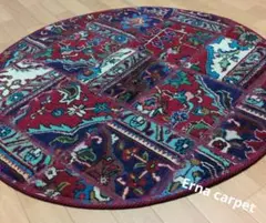 ペルシャ絨毯 パッチワーク アンティーク 102x102手織り クリーニング済み ペルシャ絨毯 パッチワーク アンティーク 102x102手織り クリーニング