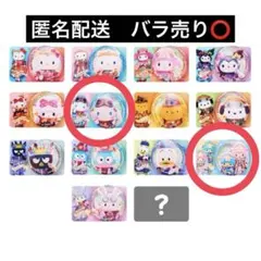 サンリオピューロランド　クエワン ブラインド缶バッジ　シナモン　キキララ　セット