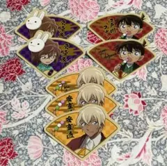 コナン灰原安室ステッカー7枚☆名探偵コナンアニメイトフェア特典