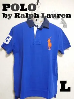 【Ｌ】Polo Ralph Lauren  ビッグポニー ポロ （ブルー）