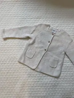 ZARA アイボリー カーディガン 92