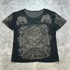 希少』 Yasuyuki Ishii ヤスユキイシイ ビーズ装飾 総柄ロンT - メルカリ