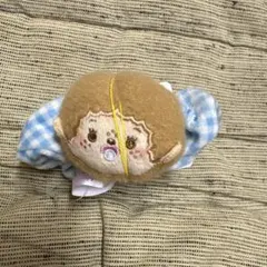 モンチッチ むきゅむきゅぴょこきゅんシュシュ 青