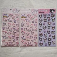サンリオ ぷくっとシール　くろみ　マイメロ　2種類　3シート